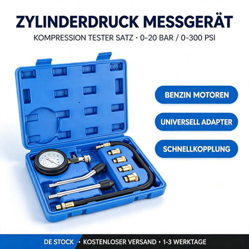 300 psi kompressionstester - 0-300,